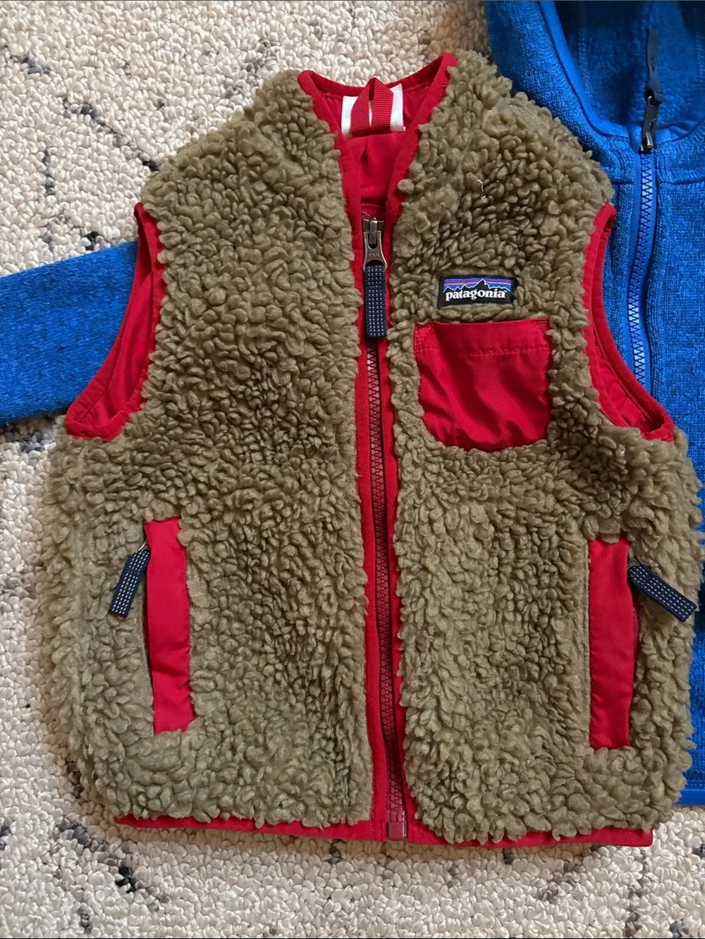 Patagonia Fleece jacket & Sherpa Vest (2T)